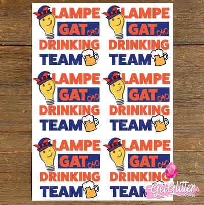GetGlitterBaby® - Tattoos / Tijdelijke Tattoo / Nep Tatoeage - Carnaval Smink Versiering - Lampegat