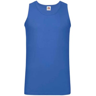 Fruit of the Loom Heren sportvest top (Koningsblauw)