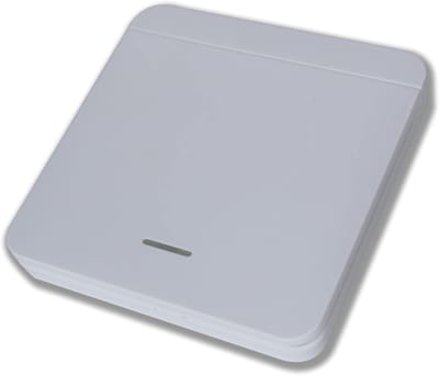 Draadloze Drukknop - Garagedeur Bediening - Garagedeur Openen - Plat Design Veilige Code - 8.8 x 8.8 cm