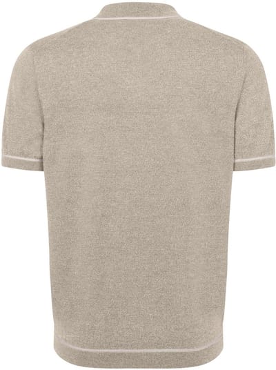 Bugatti poloshirt korte mouw beige