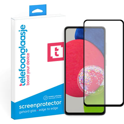 Samsung Galaxy A52s screenprotector gehard glas Edge to Edge