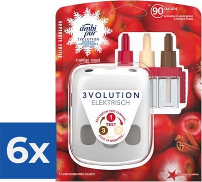AMBI PUR SK SPICEDD APPLE 20ML - Voordeelverpakking 6 stuks