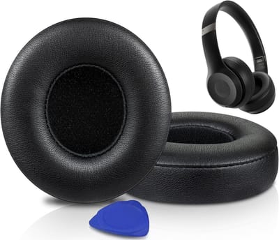 Vervangende Oorkussens voor Draadloze On-Ear Hoofdtelefoons, Comfortabele Earpads van Zacht Leer, Geluidsisolatie en Extra Dikte voor Optimale Luisterervaring
