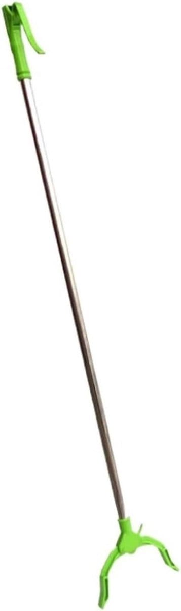 Afvalprikker - Grijpstok Keuken - Voorwerpen Oppakken - Verlengde Handgreep - 87.5 cm - Groen