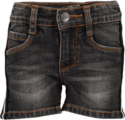 Korte broek Zwart met witte streep - Maat 104