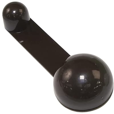 Zelfklevende deurstopper voor doorgangsdeuren - kunststof - zwarte deurstopper - maximale deurdikte 45 mm