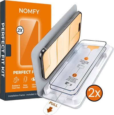 Screenprotector - Geschikt voor Apple iPhone Air - 2 Stuks - Met Installatietray - Perfect Fit Kit - Beschermglas - Gehard Glas - Simpel Aanbrengen - Tempered Glass - Screen Protector - Case Friendly