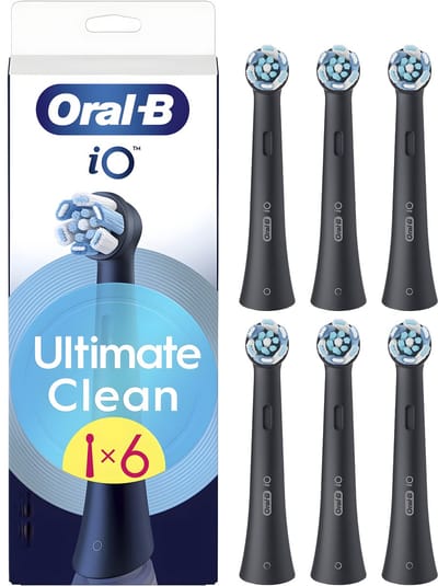 Oral-B iO Ultimate Clean Opzetborstels - Zwart - 6 Stuks - Origineel