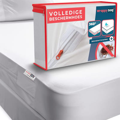 Waterdichte Matrasbeschermer - Antiallergische en Mijtafwerende Dekbedhoes - Chemievrij en Comfortabel - OEKO-TEX 100 Gecertificeerd - Verkrijgbaar in Diverse Maten