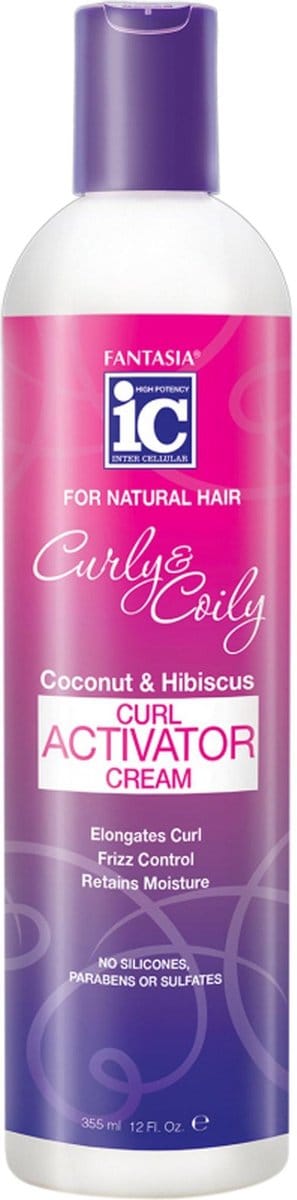 FANTASIA IC - CURLY & COILY CREAM ACTIVATOR 12OZ