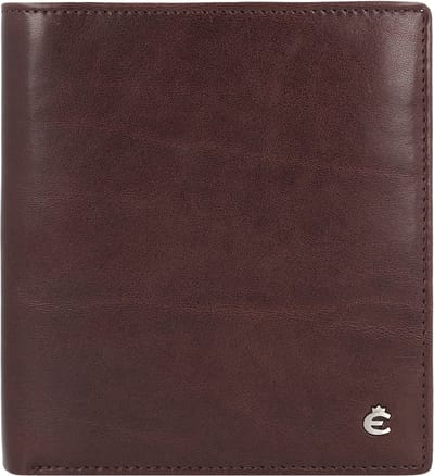 Esquire Toscana Portemonnee RFID-bescherming Leer 12 cm - Jongens - Staand formaat - coffee