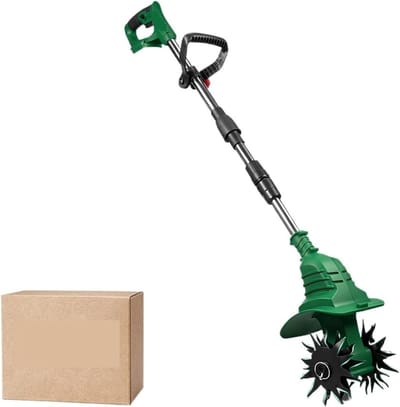Elektrische Helmstok Cultivator - Tuin Grastrimmer Bodem Draaigereedschap - Grond Bewerken - 1800W Krachtig Vermogen - 17cm Snijbreedte - Niet Gespecificeerd