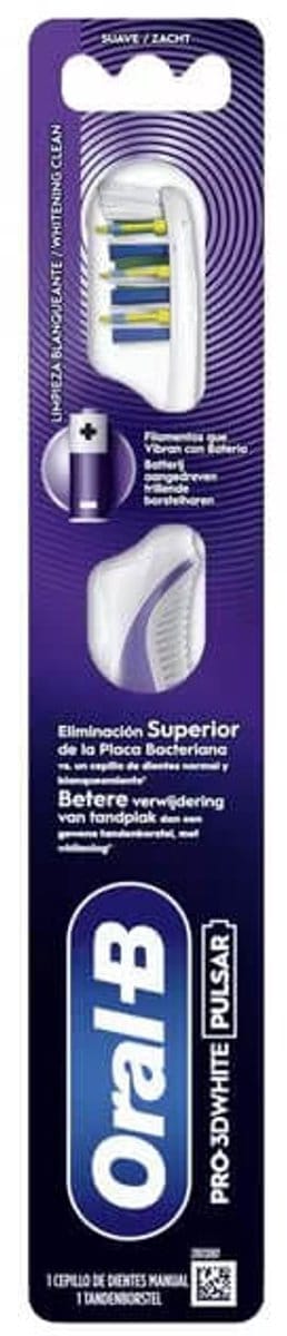 Oral-B Pro 3DWhite Pulsar Tandenborstel met Batterij | Medium