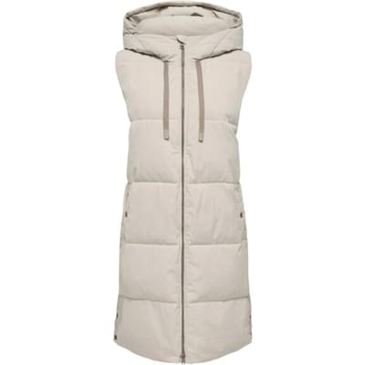 JDY Blair Long Hooded Puffer Bodywarmer Dames - Maat S