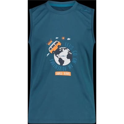 T-shirt met maxi-logo voor kinderen CMP
