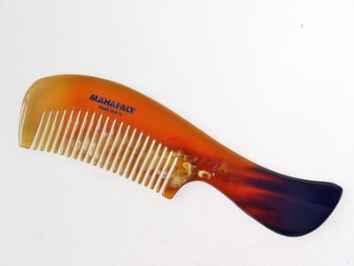 Handgreepkam - Natuurkam Haarverzorging - Dagelijkse Styling - Hydraterend Antistatisch - 19 cm - Natuurlijke Kleur