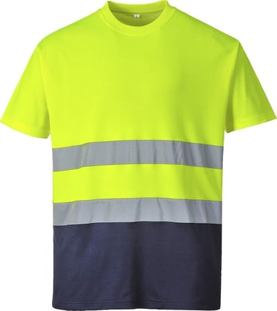 PITT - Hi-vis Confort Coton T-shirt S173 Portwest Geel Maat L