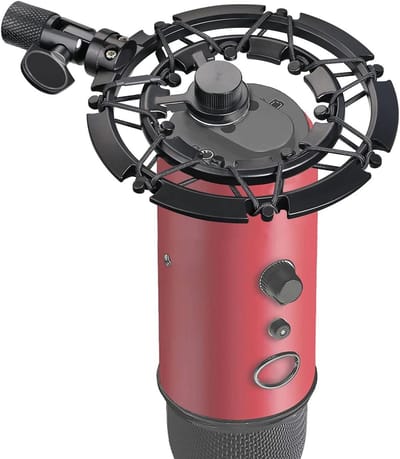 Shock Mount voor Blue Yeti en Yeti Pro Microfoon - Vermindert Vibratiegeluid en Verbetert Opnamekwaliteit, Ideaal voor Podcasters en Musici