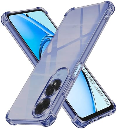 Hoesje geschikt voor Oppo A60 4G - Techsuit Shockproof Silicone Back Cover - Zwart