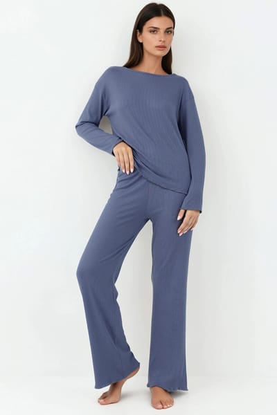 Hoge Taille Langemouw Pyjama Set