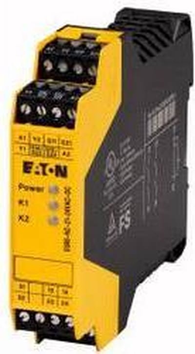Eaton ESR5-NZ-21-24VAC-DC Veiligheidsrelais Voedingsspanning (num): 24 V DC/AC (b x h x d) 22.5 x 99 x 114.5 mm LED-weergave 1 stuk(s)
