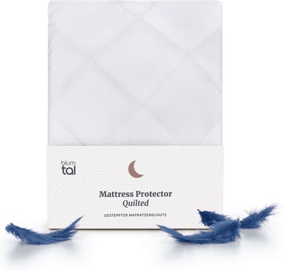 Blumtal Luxe Matrasbeschermer - Gewatteerd - 135 x 190 x 30 cm - Oeko-Tex gecertificeerd - Anti-allergeen - Doorgestikte Matrasbeschermer