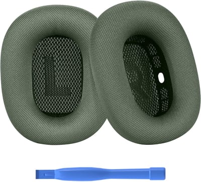 Vervangende Oorkussens voor AirPods Max Hoofdtelefoon van MMOBIEL – Mesh Fabric Koptelefoon Oorkussens – Noise Isolation Hoofdtelefoon Earpads – Groen