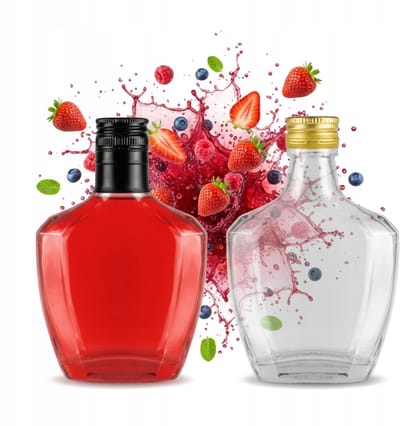 Bimberek Pasjo - Decoratieve Fles - 200ml - Elegante Vorm - Inclusief Dop
