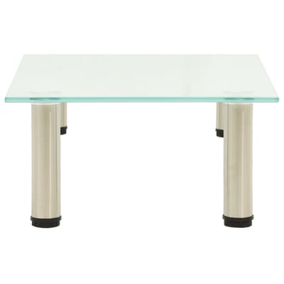 vidaXL - Tv-meubel - 40x35x17 - cm - gehard - glas - mat