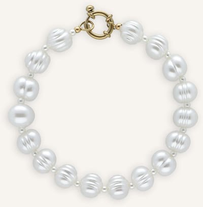 Notre-V Bracelet Pearls Sieraden Dames - Goudkleurig - Maat ONESIZE