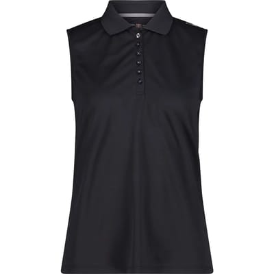 Cmp 3t59776 Mouwloze Polo Zwart 2XS Vrouw