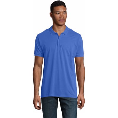 SOLS Heren Planet Poloshirt (Koningsblauw)