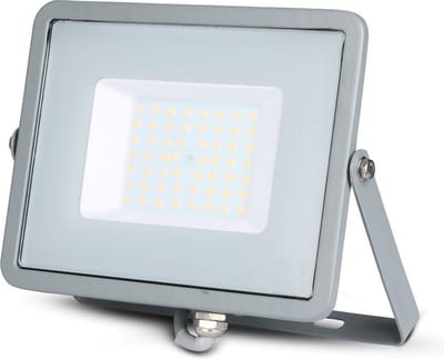 V-TAC VT-50-G-N Grijze LED Schijnwerpers - Samsung - IP65 - 50W - 4000 Lumen - 4000K - 5 Jaar - Modelnr: - VT-50-G-N