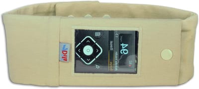 Riem voor Insulinepompen - Pompband Buikband - Diabetes Zorg - Gemaakt in Duitsland - 80cm - 85cm - Beige