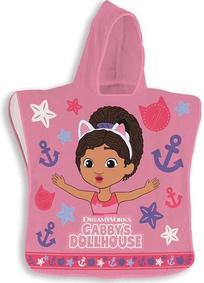 Poncho Serviette Maison de Chat Gabi Couverture pour Enfants