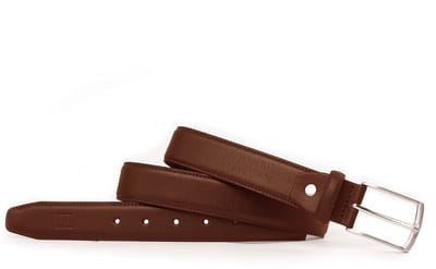 TRESANTI | ZARON | Gebombeerde leren riem | Donker bruin | Size 85