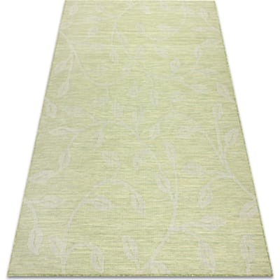 Kleden Rugsx Sisal tapijt SISAL PATIO 3045 bladeren groen 155x220 cm