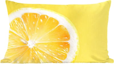 Sierkussens - Kussentjes Woonkamer - 60x40 cm - Citroen - Geel - Zonnig