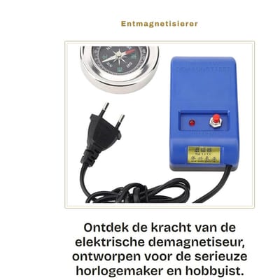 Dailygoods - Entmagnetisierer - Demagnetiseur - Eenvoudig in gebruik - 110V220V - Uhrenreparatuur - Elektrische demagnetiseerder - Geschikt voor horlo...
