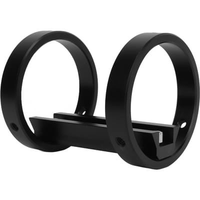 Telescoop Gidskijker Ring Aluminiumlegering 65mm Gidskijker Ring Kit voor 43mm tot 65mm Telescoop black