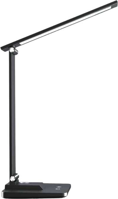 VIN® Bureaulamp led dimbaar daglicht - USB - 15 kleurenfuncties - Daglichtlamp - Touchscreen - Lichttherapielamp - Hobby lamp voor schilderen, puzzelen – UV-Vrij - Tafellamp/lamp staand - Zwart