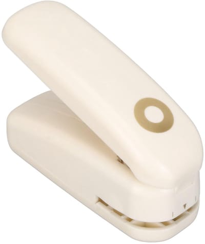 Mini Perforator - Knutselpons Hefboom - Papier Gaten Maken - Opvouwbaar Compact Ontwerp - 15 x 14 x 4 cm