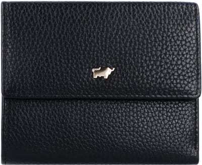 Braun Büffel Leren Portemonnee Asti Wallet Black Zwart