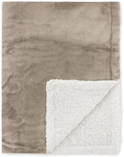Byrklund Plaid Snowy Hug - 150x200 - 100% Polyester - Taupe