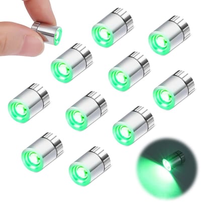 longziming -Mini LED Lampjes Set - Kleine LED Verlichting - Decoratieve Lampjes - Compact formaat - Eenvoudige bediening - Kunststof - Sfeervolle verlichting - Veelzijdig gebruik - Energiezuinig - 10 stuks (groen licht)