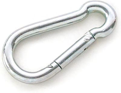 Verzinkt SWL Karabijnhaak 8x80mm: 230kg