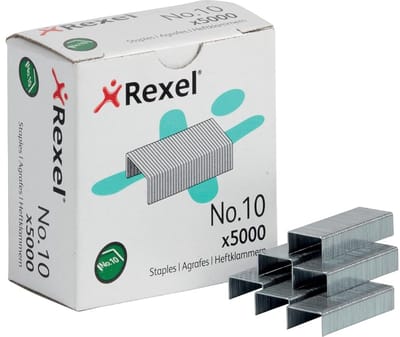Nietjes 10 - Kantoor nietjes - Papier vastzetten - Storingsvrij nieten - 10 x 4 mm - Zilver