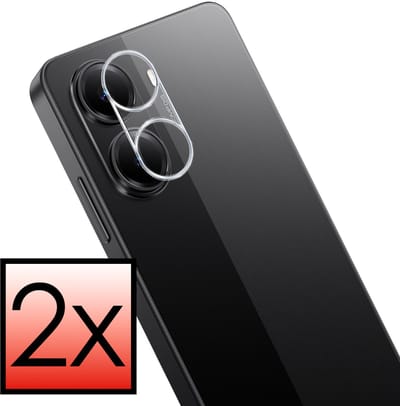 Camera Lens Protector - 2 Stuks - Geschikt voor Xiaomi Poco X7 Pro - Camera Screenprotector - Beschermglas - Gehard Glas - Tempered Glass - Screen Protector
