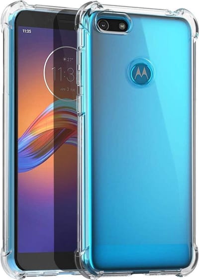 Shockproof Soft TPU hoesje Silicone Case Geschikt voor: Motorola Moto E6 Play