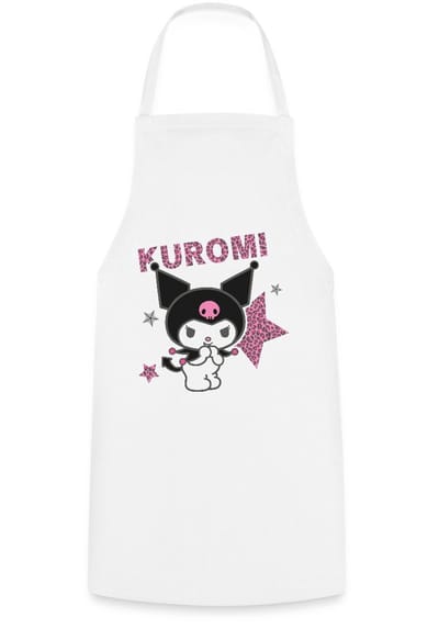 Kuromi Met Letters En Sterren In Leeuwstijl Keukenschort